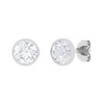 thumbnail image 1 of Lab Created Diamond Earrings in 14K Gold, 1 of 4
