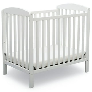 Delta Children Mini Crib with Mattress, Choose Color