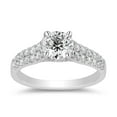 thumbnail image 1 of Round Cut Diamond Ring in 18K Gold, 1 of 8