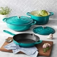 thumbnail image 3 of Member's Mark 5-Piece Enamel Cast Iron Set, Choose Color, 3 of 9