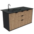 thumbnail image 5 of Keter Signature Collection Resin Outdoor Compact Kitchen, Venetian, 5 of 10