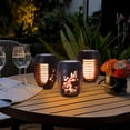 thumbnail image 4 of Deck Impressions Hummingbird Solar Tiki with Flame Effect Lights, 4-Pack, 4 of 9