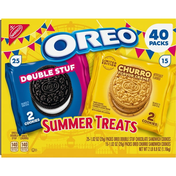OREO Summer Treats Variety Pack Cookies, 1.02 oz., 40 pk