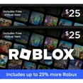 thumbnail image 1 of Roblox $50 Email Delivery Gift Card - 2 x $25, 1 of 2