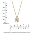 thumbnail image 3 of Lab Created Diamond Pendant in 14K Gold, 3 of 6