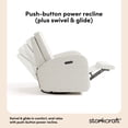 thumbnail image 5 of Storkcraft Santa Monica Power Recliner, Choose Color, 5 of 9