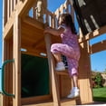 thumbnail image 3 of KidKraft Horizon Lookout Wooden Outdoor Swing Set, 3 of 17