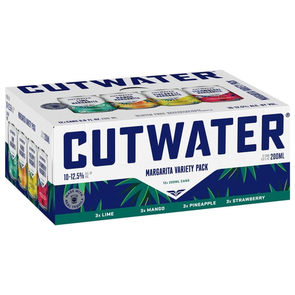 Cutwater Margarita Cocktail Variety Pack, 6.7 fl. oz. can, 12 pk.