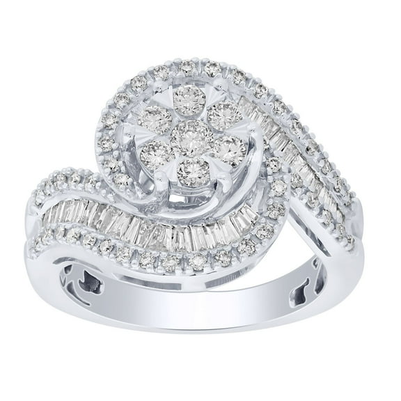 0.96 CT. T.W. Diamond Ring in 14K Gold