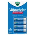 thumbnail image 1 of Vicks VapoInhaler Non-Medicated Portable Nasal Inhaler, Menthol 4 pk., 1 of 10