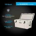 thumbnail image 3 of Lifetime 115 Quart High Performance Cooler, Choose Color, 3 of 10
