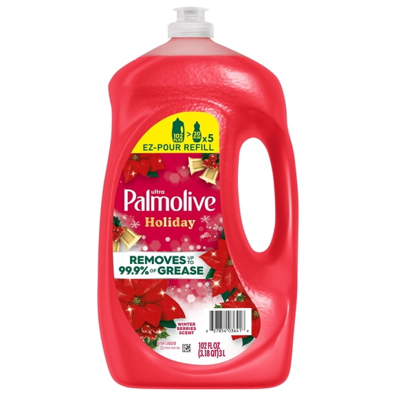 Palmolive Ultra Limited Edition Dishwashing Detergent, Winter Berries Scent, 102 fl. oz.