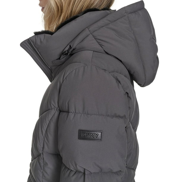 DKNY Women's Long Puffer Jacket