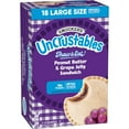 thumbnail image 1 of Smucker's Uncrustables Peanut Butter and Grape Jelly Sandwiches, Frozen, 18 ct., 1 of 9