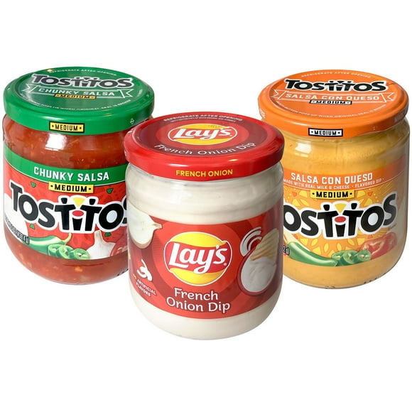 Tostitos Salsa and Lay's Dip Variety Pack, 15.5 oz., 3 ct.
