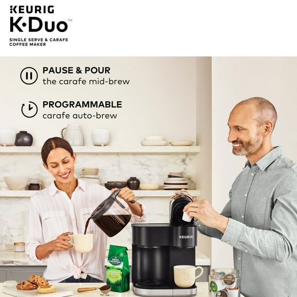 Keurig K-Duo Single Serve and Carafe Coffee Maker With Removable