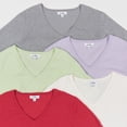 thumbnail image 7 of Sam Edelman Women's Short Sleeve V-Neck Sweater, 7 of 8