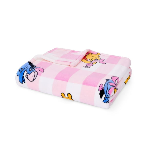 Posh Peanut Kid's Gilmore Girls Luxe Plush Patoo Blanket in Pink, Viscose from Bamboo