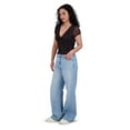 thumbnail image 5 of Aeropostale Women's Mesh V-Neck Crop Top, 5 of 12