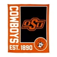 thumbnail image 1 of Logo Brands Oklahoma State Cowboys 60"x70" Super Plush Blanket, 1 of 6