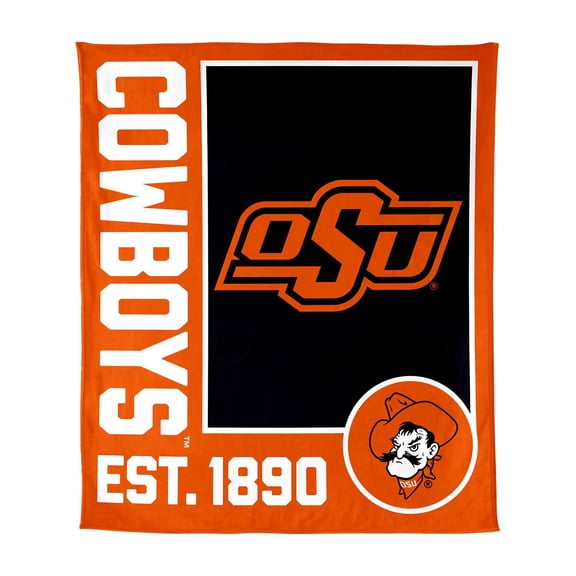 Logo Brands Oklahoma State Cowboys 60"x70" Super Plush Blanket