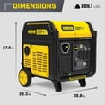 thumbnail image 5 of 11,000/9,000-Watt Electric Start Dual Fuel Home Backup Portable Inverter Generator with Quiet Technology and CO Shield, 5 of 13