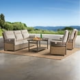thumbnail image 1 of Member's Mark Madison High Back Swivel Set with Sunbrella Fabric, 4pc, 1 of 8