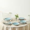 thumbnail image 5 of Christian Siriano Onyx 24-Piece Porcelain with Gold Rim Dinnerware Set, 5 of 7