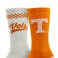 thumbnail image 3 of Tennessee Volunteers Adult 2-Pack Crew Socks, 3 of 3
