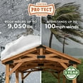 thumbnail image 5 of Backyard Discovery Norwood Cedar Gazebo with PowerPort, Choose Size, 5 of 15