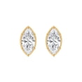 thumbnail image 2 of Lab Created Fancy Cut Diamond Stud Earrings in 14K Gold, 2 of 6