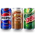thumbnail image 4 of Pepsi Wild Cherry, Mountain Dew and Mug Root Beer Soda Mini Variety Pack, 7.5 fl oz., 30 pk., 4 of 4