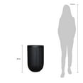 thumbnail image 4 of Grooved 25" Tall Planter, 4 of 4