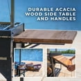 thumbnail image 8 of Backyard Discovery Heritage Steel Grill with Wood Fire and Charcoal, 8 of 13