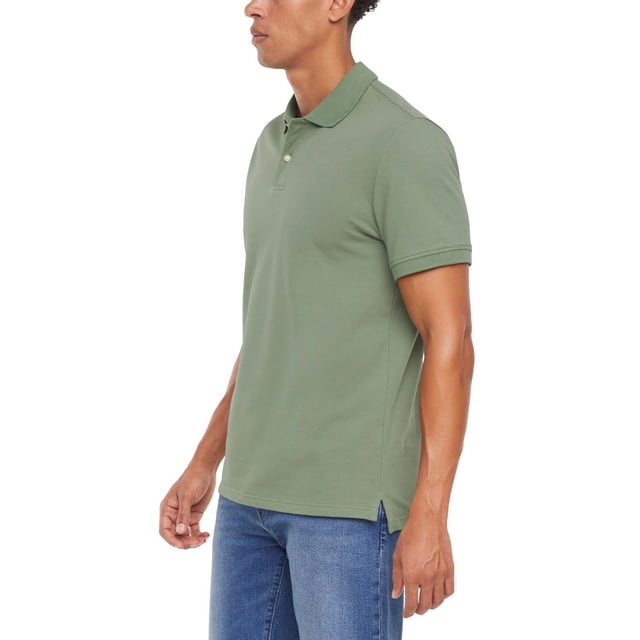 Gap Men’s Pique Polo — Green (XL) 3