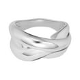 thumbnail image 5 of Sculpted Twist Ring in Sterling Silver, 5 of 9