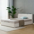 thumbnail image 9 of ZINUS Night Therapy Boucle Platform Bed Frame With Lifting Storage, Assorted Sizes, 9 of 12