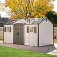 thumbnail image 1 of Lifetime 15' x 8' Outdoor Storage Shed, 1 of 12