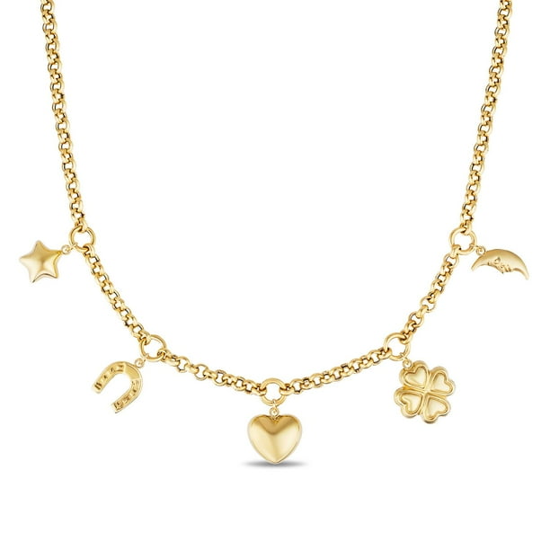 Neuhardt Charm Necklace in 18K Gold Vermeil - Samsclub.com