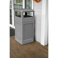 thumbnail image 2 of Commercial Zone Square Waste Container with Dome Lid, 42 Gal, Choose Color, 2 of 3