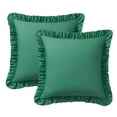 thumbnail image 2 of Draper James 2-Pack Solid Ruffle Decorative Pillows, 2 of 6