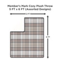 thumbnail image 4 of Member's Mark Cozy Plush Throw, 60" x 72", 4 of 5
