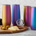 thumbnail image 3 of Member's Mark 14oz. Stainless Steel Insulated Flute Tumblers with Lids, 4 Pack, Choose Color, 3 of 5