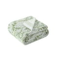 thumbnail image 2 of Laura Ashley Coco Plush Reversible Throw, 60" x 70", 2 of 6