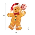 thumbnail image 5 of Member's Mark 4.5' Pre-Lit Twinkling Gingerbread Man, 5 of 5