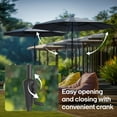 thumbnail image 4 of Above 9' Patio Market Umbrella OneClick Gen2 with Push Button Tilt, 4 of 9