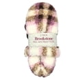 thumbnail image 7 of Brookstone Women's 2-Pack Cozy Mary Jane Slipper Sock, 7 of 10