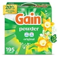 thumbnail image 1 of Gain Powder Laundry Detergent, Original, 195 loads, 180 oz., 1 of 9