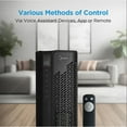 thumbnail image 3 of Midea 1500W 30" Smart Tower Heater with Wi-Fi App and Voice Remote Control, 3 of 9