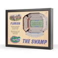 thumbnail image 1 of YouTheFan Florida Gators 25-Layer Football Stadium View 3D Wall Art, 1 of 5